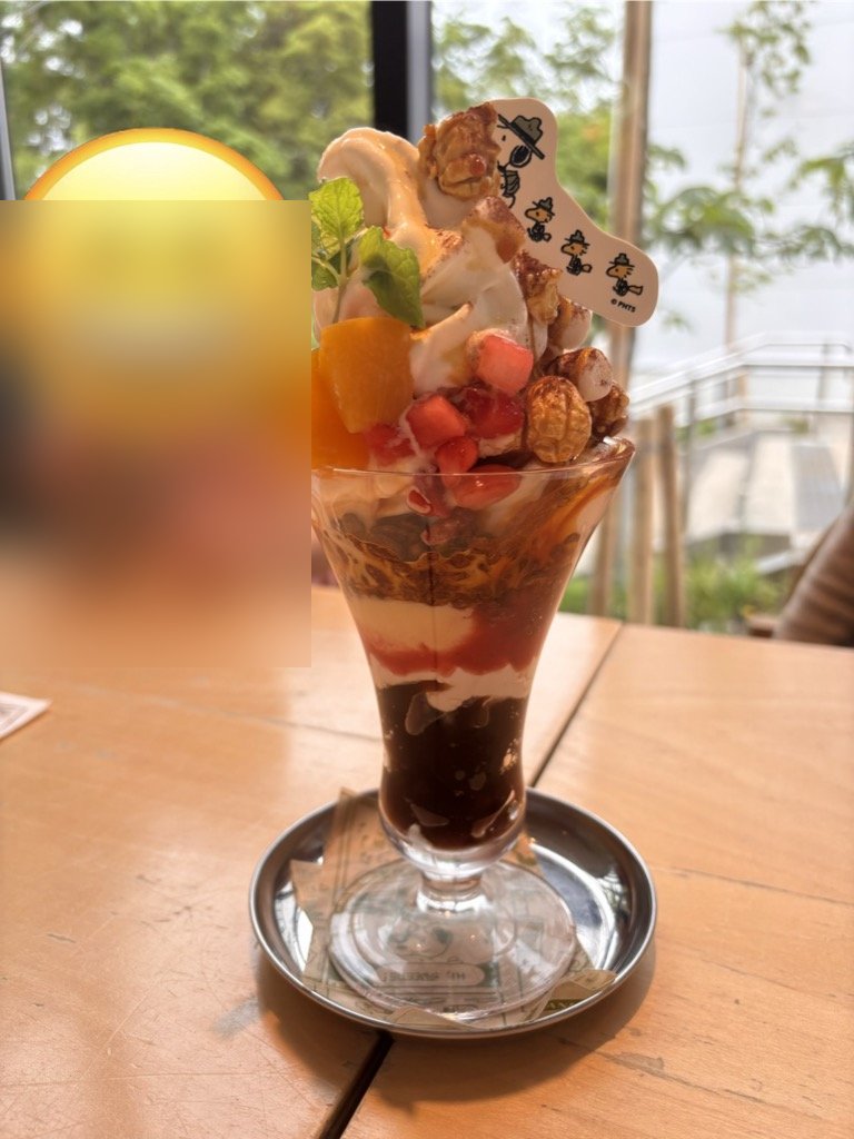 PEANUTS Cafe ビーグル・スカウトのロッキーマウンテンパフェ